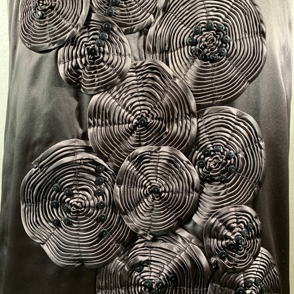 Biya by Johnny Was Circulum Satin Silk Shift Dress S NWT - Picture 2 of 6